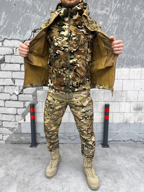 Тактичний набір костюм 3в1 (куртка,фліска,штани) розмір M - зображення 1