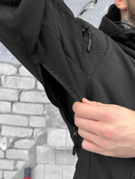 Костюм SOFTSHELL black розмір L - зображення 6