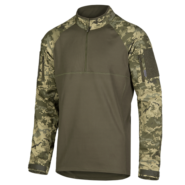 Рубашка тактическая боевая универсальная для силовых структур CM Raid Камуфляж/Олива (7046), L (OR.M_2208) - изображение 1