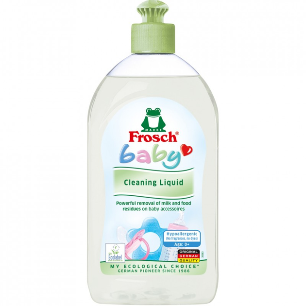 Средство для ручного мытья посуды Frosch Baby для детской посуды 500 мл ...
