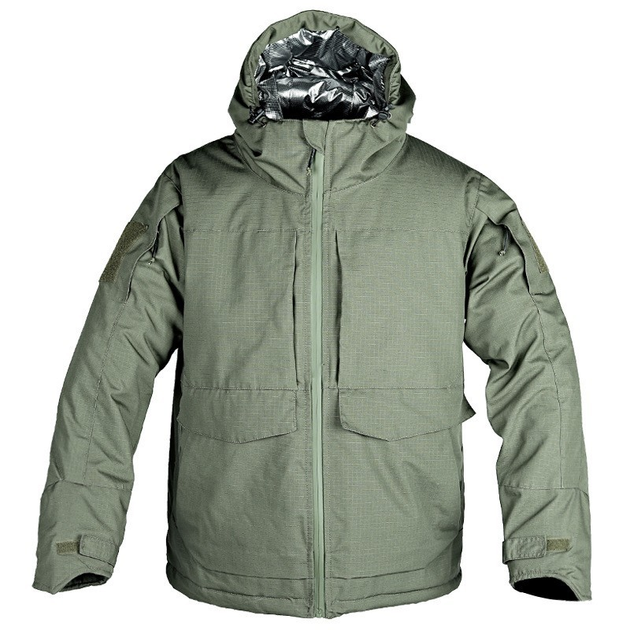 Тактическая зимняя водонепроницаемая куртка олива М - изображение 1