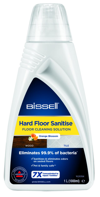 Roztwór Bissell Hard Floor Sanitise Orange Blossom do czyszczenia podłóg 1 l (0011120263442) - obraz 1