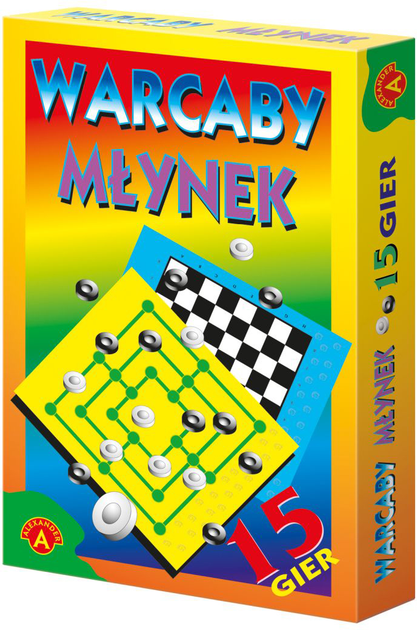 Zestaw Alexander Warcaby i Młynek (5906018000771) - obraz 1