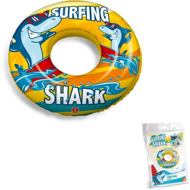 Koło do pływania Mondo Surfing Shark 50 cm (8001011169207) - obraz 1