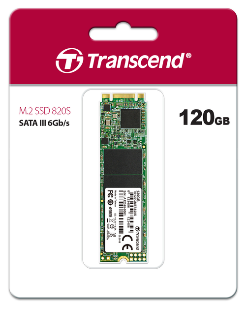 Dysk SSD Transcend MTS820S 120GB M.2 2280 SATAIII 3D TLC (TS120GMTS820S) - obraz 2