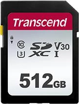 Karta pamięci Transcend SDXC/SDHC 300S 512GB UHS-I U3 V30 (TS512GSDC300S) - obraz 1