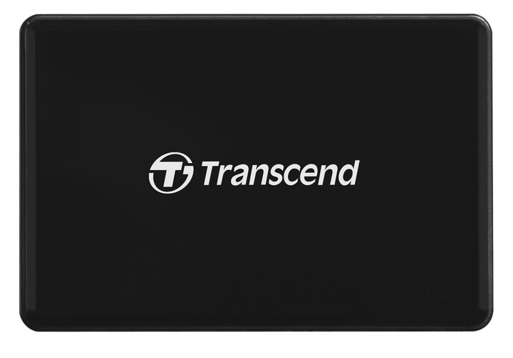 Czytnik Transcend USB3.1 Gen1 All-in-1 Multi Card Reader Type-C Black (TS-RDC8K2) - obraz 2