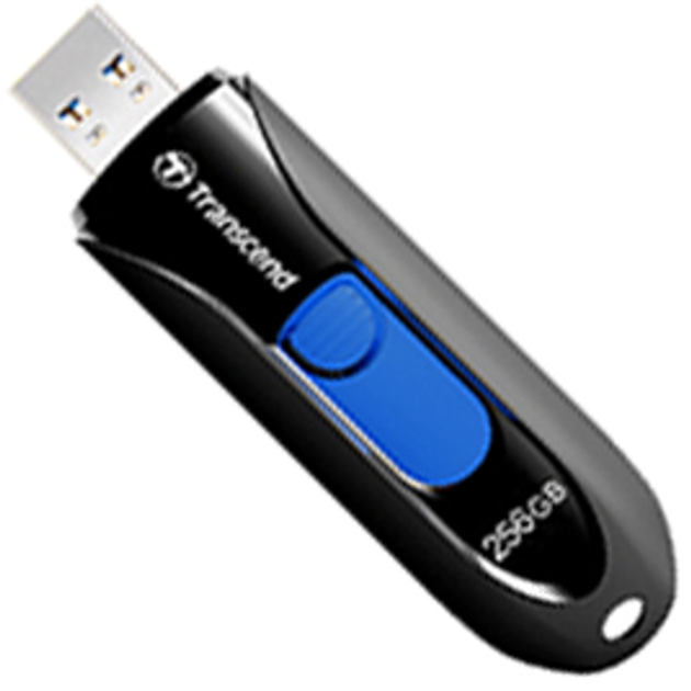 Флеш пам'ять USB Transcend JetFlash 790 256GB Black (TS256GJF790K) - зображення 1