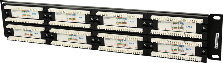 Panel Patch Cablexpert Cat 6 48 portów (NPP-C648CM-001) - obraz 2