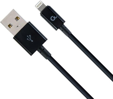 Kabel Cablexpert USB - Apple Lightning 2 m Czarny (CC-USB2P-AMLM-2M) - obraz 1