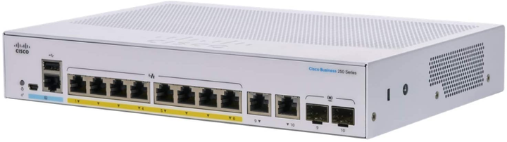 Switch Cisco CBS250-8FP-E-2G-EU - obraz 2