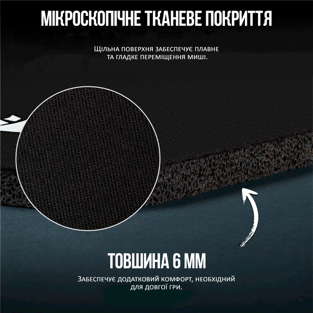 Ігрова поверхня Corsair MM200 PRO XL Black (CH-9412660-WW) - зображення 9