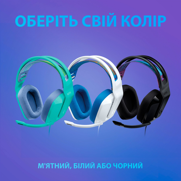 Słuchawki Logitech G335 Wired Gaming Black (981-000978) - obraz 9