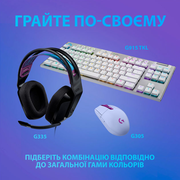Słuchawki Logitech G335 Wired Gaming Black (981-000978) - obraz 10
