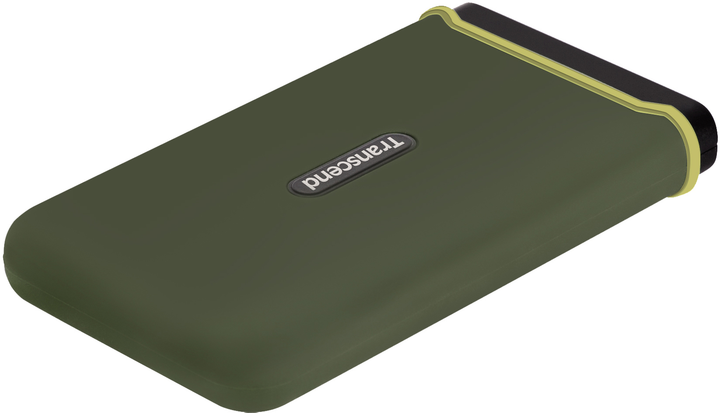 Dysk SSD Transcend ESD380C 2TB USB 3.1 Type-C 3D NAND TLC Military Green (TS2TESD380C) Zewnętrzny - obraz 3
