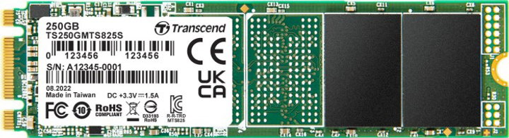 Dysk SSD Transcend 825S 250GB M.2 2280 SATAIII 3D NAND TLC (TS250GMTS825S) - obraz 1