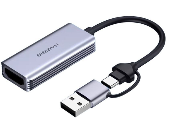 Внешняя карта видеозахвата Hagibis-01 4К USB 3.0 HDMI USB/Type-C поддержка Xbox PS4/5 - изображение 1