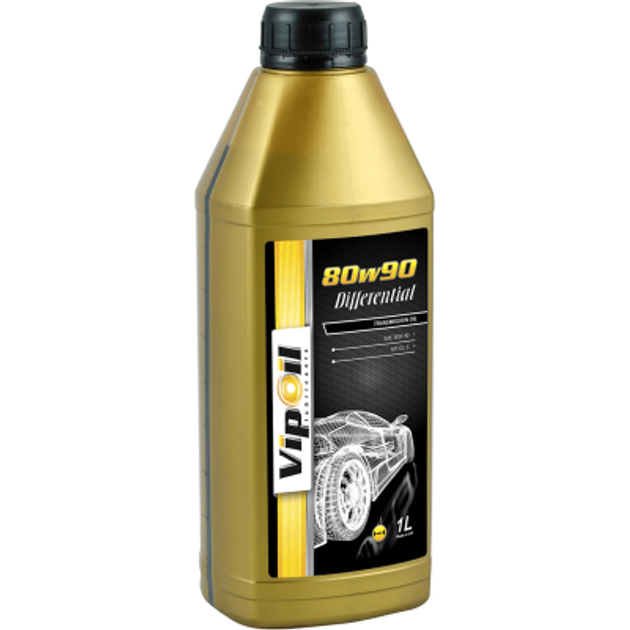Трансмиссионное масло VIPOIL Differential 80W90 GL-5, 1л (0162856 ...