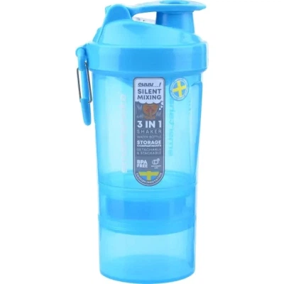 Шейкер спортивный SmartShake Original2GO 600ml Neon Blue (10560102) - изображение 4