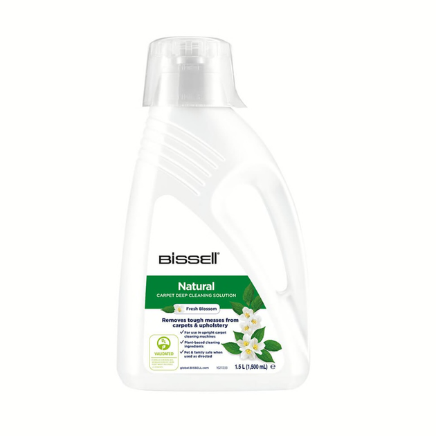 Очищувач килимів Bissell Cleaning Solution Natural Wash and Refresh Carpet 1.5 л (0011120264821) - зображення 1