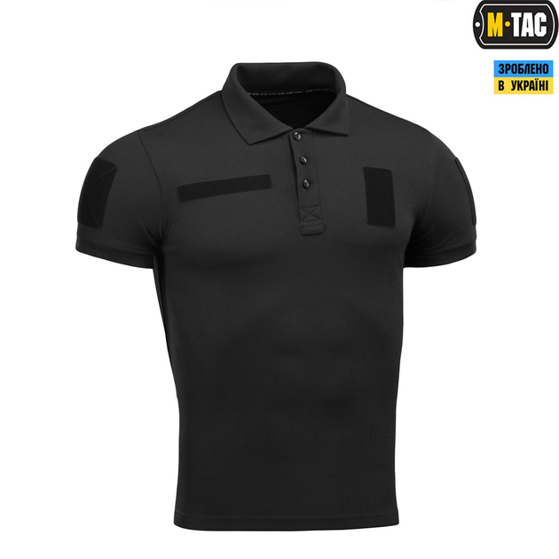 Поло Тактичне M-Tac Polyester Black Size M - изображение 2