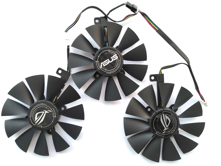 Вентилятор FirstD для видеокарты ASUS Strix FDC10U12S9-C (FDC10H12S9-C PLD09210S12HH T129215SU) комплект 3 шт (№120.006) - изображение 1