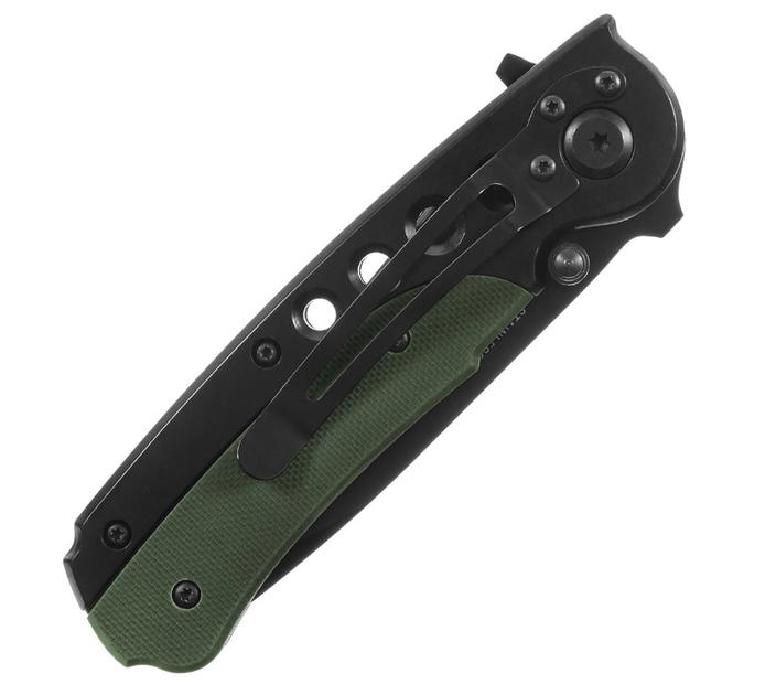 Спасательный Складной Нож для Выживания Mil-Tec One-Hand Black Olive 15305000 - изображение 5