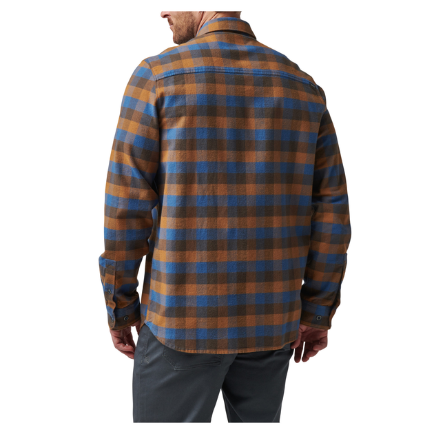 Сорочка тактична 5.11 Tactical Lester Long Sleeve Shirt Cobalt Blue Plaid 2XL (72532-044) - зображення 2