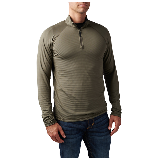 Термореглан 5.11 Tactical Stratos 1/4 Zip RANGER GREEN 2XL (72235-186) - изображение 2