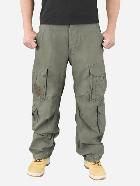 Тактические штаны Surplus Raw Vintage Airbone Vintage Trousers 05-3598-01 L Olive (4250403125237) - изображение 1