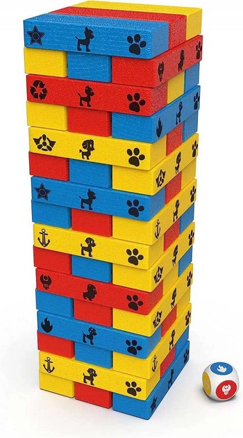 Gra planszowa Spin Master Jenga Paw Patrol (6066828) (778988461730) - obraz 2