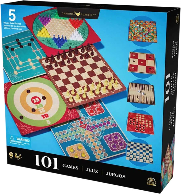 Zestaw gier klasycznych Spin Master 101 Gra (6065340) (778988436578) - obraz 4