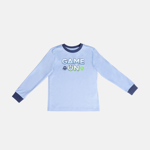 Piżama (longsleeve + spodnie) dziecięca OVS 1912208 110 cm Blue (8056781397398) - obraz 1