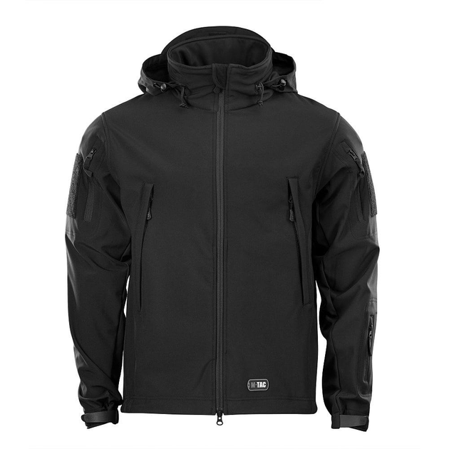 Тактична куртка SoftShell M-Tac Чорний S - зображення 2