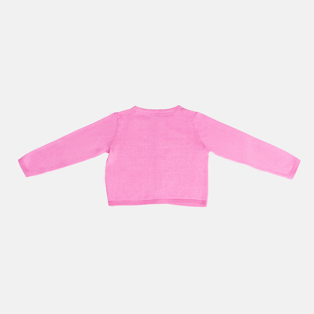 Sweter rozpinany dla dziewczynki OVS 1824212 134 cm Różowy (8056781617243) - obraz 2