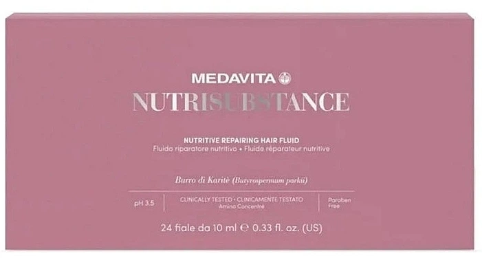 Восстанавливающий флюид для волос - Medavita Nutrisubstance Nutritive Repairing Hair Fluid 10ml (1033848-1369580-2) - Фото 1 Восстанавливающий флюид для волос - Medavita Nutrisubstance Nutritive Repairing Hair Fluid 10ml (1033848-1369580-2) - изображение 1
