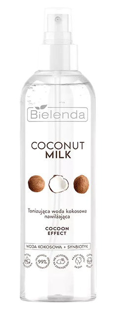 Woda kokosowa do twarzy Bielenda Coconut Milk Cocoon Effect 200 ml (5902169047313) - obraz 1