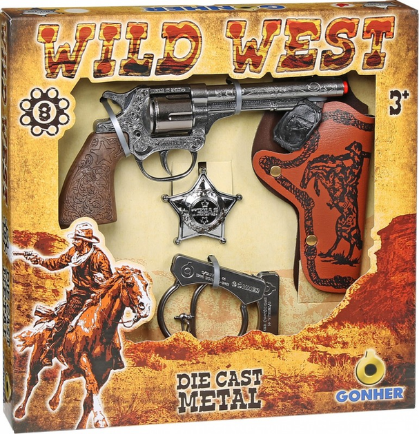 Zestaw do gry Gonher Wild West 13 szt (8410982015701) - obraz 1