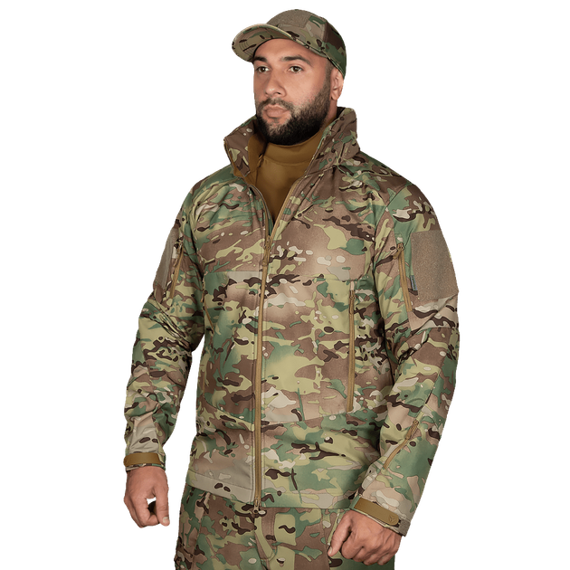 Куртка тактическая демисезонная мужская для силовых структур Phantom System Мультикам (7286), XXL (OPT-39331) - изображение 2