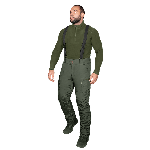 Штаны тактические зимние утепленные мужские брюки для силовых структур Patrol Taslan Олива (7355), XL (OPT-36701) - изображение 2