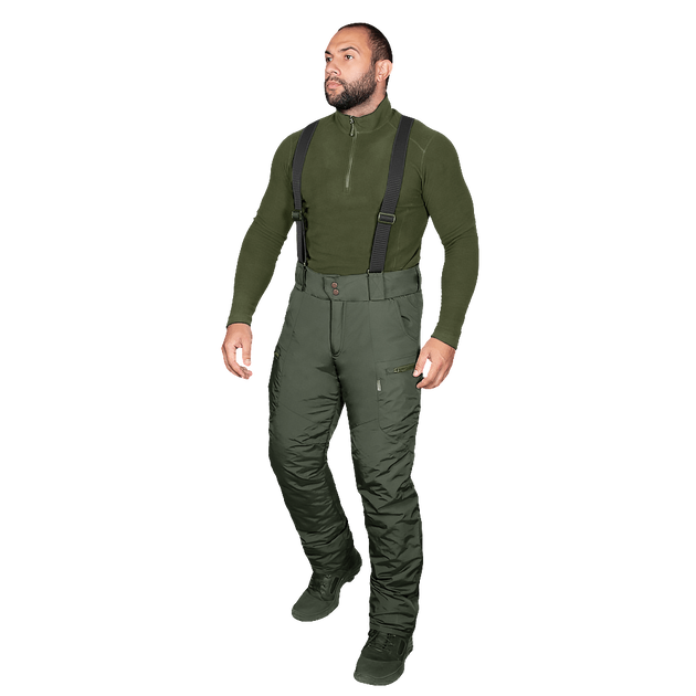Штаны тактические зимние утепленные мужские брюки для силовых структур Patrol Taslan Олива (7355), L (OPT-36701) - изображение 2