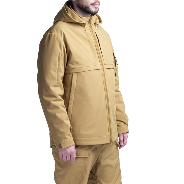 Куртка тактическая с подстежкой утеплителем для силовых структур UTJ 3.0 Brothehood койот 54/170-176 (SK-NBH-UTJ3.0-CB-54-170S) - изображение 2