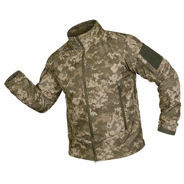 Куртка тактическая демисезонная мужская для силовых структур Phantom System Пиксель (7290), L (OPT-39331) - изображение 1