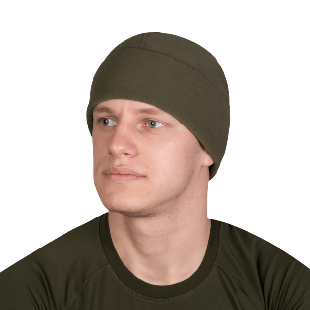 Шапка тактична демісезонна бавовняна для силових структур Beanie Himatec Pro Олива (6539), M (SK-N6539MS) - зображення 2