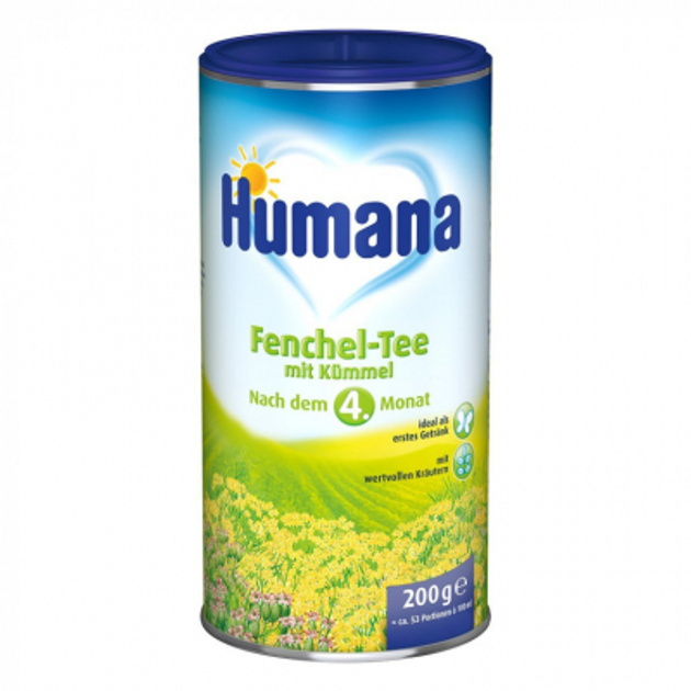 Дитячий чай Humana з фенхелем та кмином 200 г (4031244730978) - зображення 1