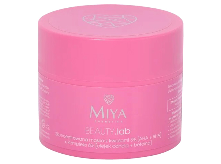 Maska do twarzy Miya Cosmetics Beauty Lab z kwasami 3% 50 g (5903957256238) - obraz 1