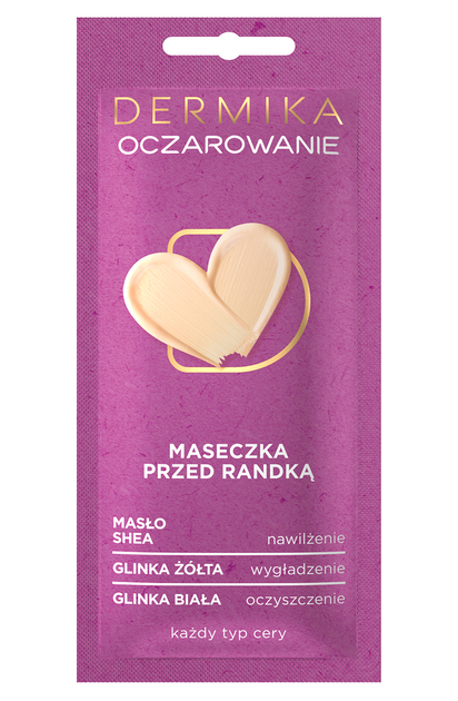 Maska do twarzy Dermika oczarowanie 10 ml (5902046370015) - obraz 1