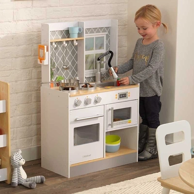 Детская кухня KidKraft со светом и звуком Lets Cook Light and Sound, 53395 - Фото 11 Детская кухня KidKraft со светом и звуком Lets Cook Light and Sound, 53395 - изображение 11