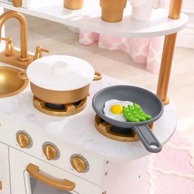 Детская кухня KidKraft White And Gold Vintage, KK53445 - Фото 8 Детская кухня KidKraft White And Gold Vintage, KK53445 - изображение 8