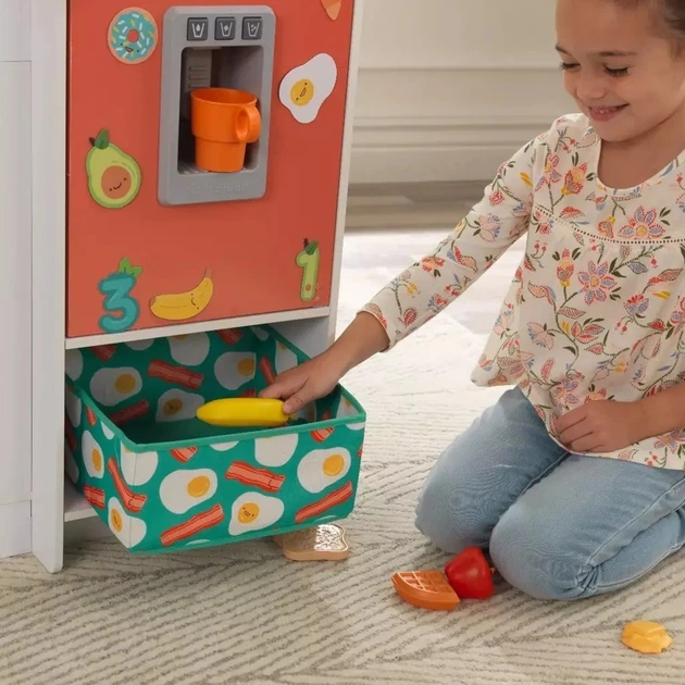 Детская кухня KidKraft со светом и звуком и магнитной дверцей Morning Sunshine, 10110 - Фото 7 Детская кухня KidKraft со светом и звуком и магнитной дверцей Morning Sunshine, 10110 - изображение 7